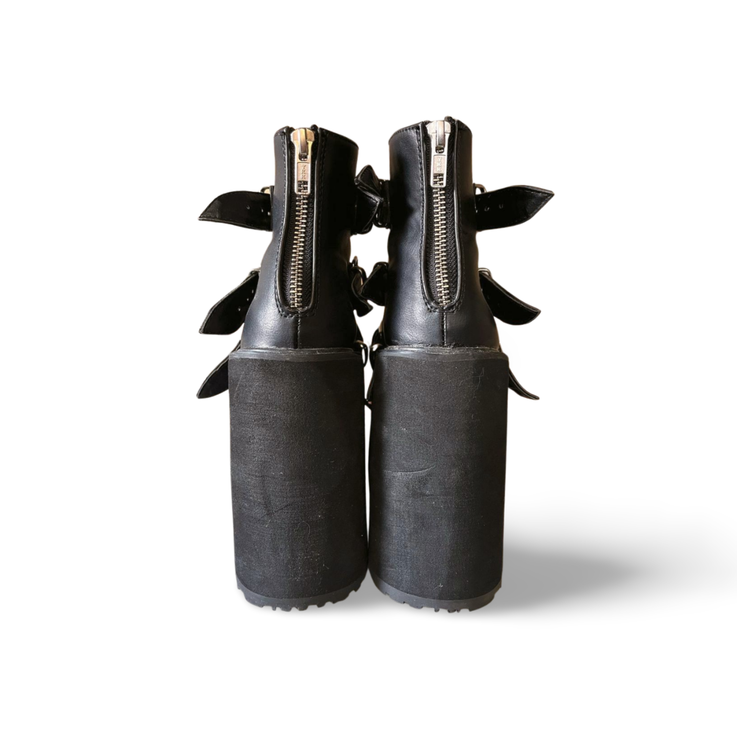 Demonia Platform Buckle Boots – Size 8
