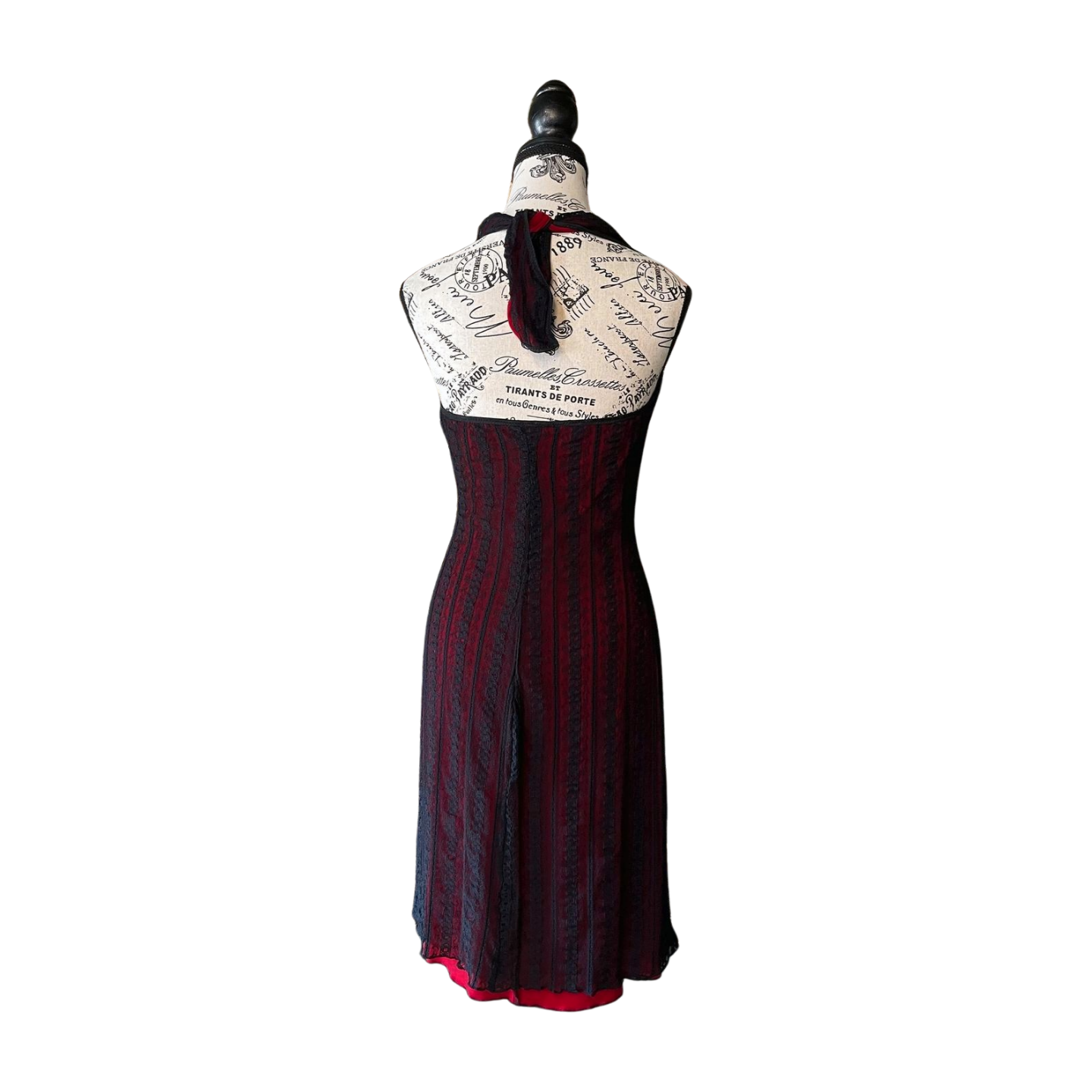 Cruella Montréal Halter Lace Slip Dress — 1990s/2000s, S-M-L