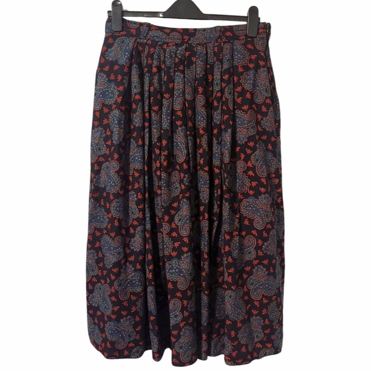 Steilmann W. Germany Paisley Maxi Skirt, 70s, M L