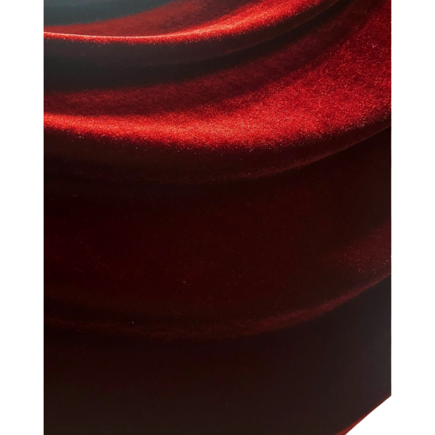 Burgundy Velvet Maxi Skirt  — 1990s — L-XL