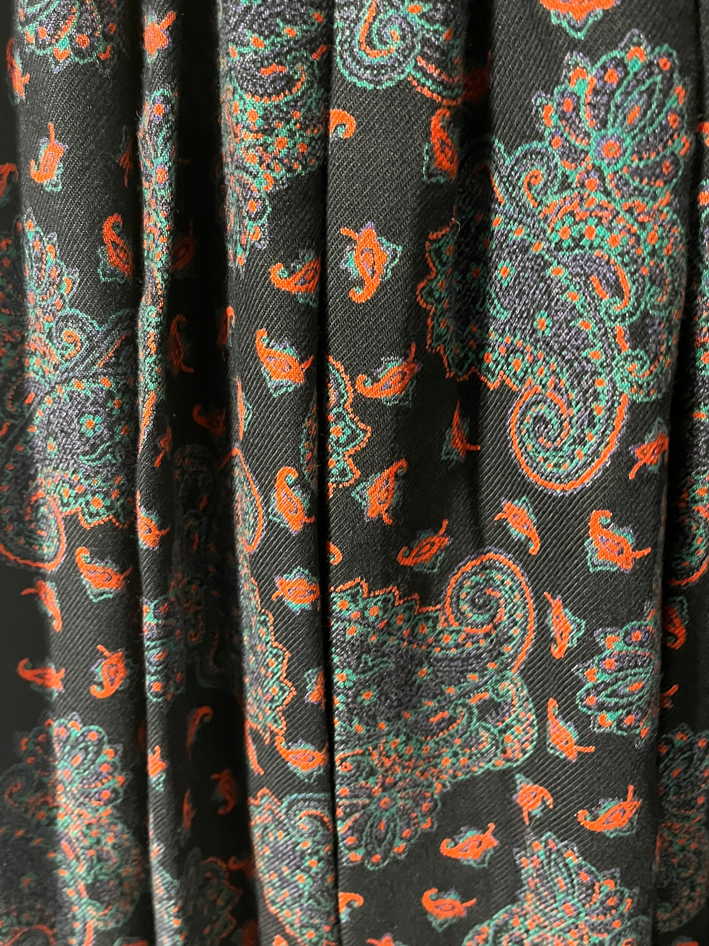 Steilmann W. Germany Paisley Maxi Skirt, 70s, M L