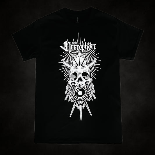 Atelier Logo Tee A limited in-house graphic with occult detailing — crisp print on heavy black cotton blend.